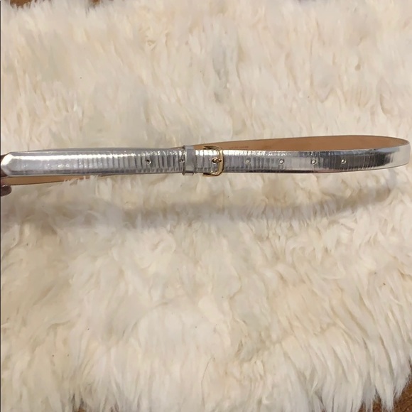 J Crew Silver Belt Size Small - Picture 1 of 4